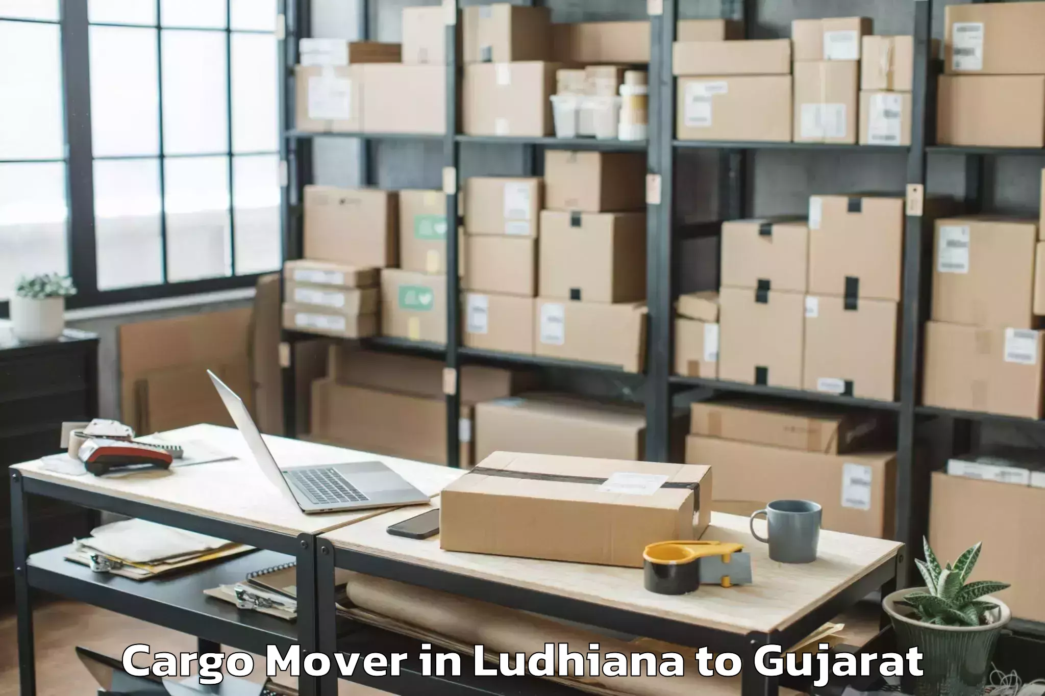 Leading Ludhiana to Dhuvaran Cargo Mover Provider